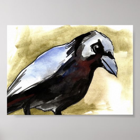 カラス鳴き ポスター (正面)