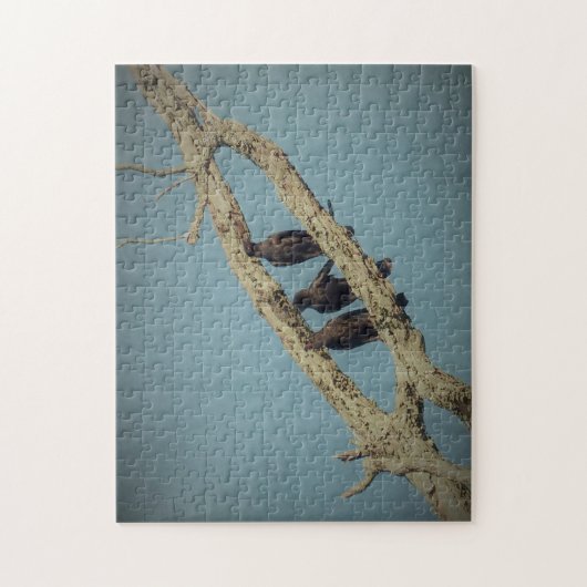 カラス3 ジグソーパズル (縦)