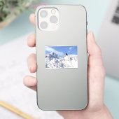 カラス・アットクラウフット・マウンテンAlbertaカナダ シール (スマートフォン)