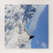 カラス・アットクラウフット・マウンテンAlbertaカナダ ジグソーパズル (横)