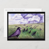 カラス・イン・ザ・フィールド ポストカード (正面/裏面)