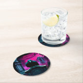 カラス・イン・セラセ専用コースター ラウンドペーパーコースター (インサイチュ)