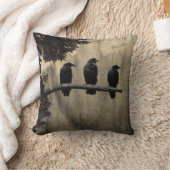 カラス・エイジ・アート・ラヴェンス クッション (ブランケット)