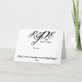 カラス カード (裏面)