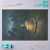 カラス&ケーキデコページ紙 – ゴシック 薄葉紙 (クラフト)