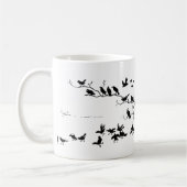 カラス コーヒーマグカップ (左)