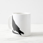 カラス コーヒーマグカップ (正面左)