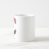 カラス コーヒー好き 幽默なデザイン コーヒーマグカップ (中央)