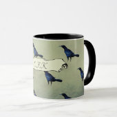 『カラス・ゴシックヴィンテージスタイル』 マグカップ (正面右)