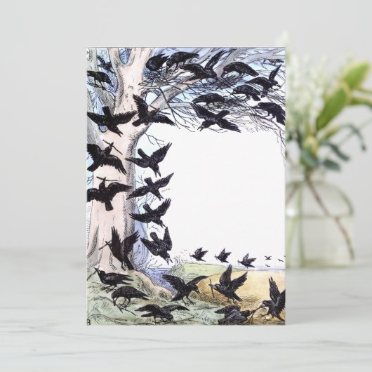 カラス サンキューカード (スタンド正面)