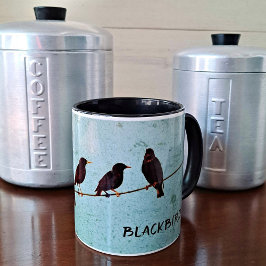 カラス・シルエット・ミステリー・恋人の殺害 マグカップ