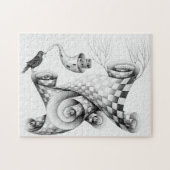 カラス ジグソーパズル (横)