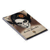 カラス/スカルで創造性を発揮 ノートブック (右側)