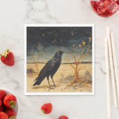 カラス スタンダードランチョンナプキン (インサイチュ)