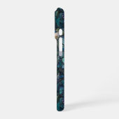 カラス ステンドグラス風 (模造) iPhone カバー (左側面)