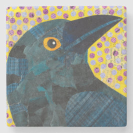 カラス ストーンコースター