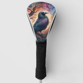 カラス・ツリー・オブ・ライフ・マンダラ異教の ゴルフヘッドカバー