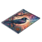 カラス・ツリー・オブ・ライフ・マンダラ異教の ノートブック (左側)