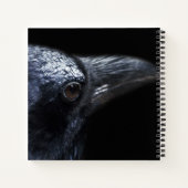 カラス・ハードカバー ノートブック (裏面)