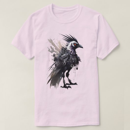 カラス パンク 01 Tシャツ (デザイン正面)