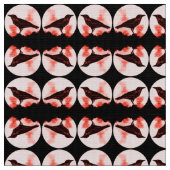 カラス ファブリック (クローズアップ)