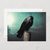 カラス ポストカード (正面/裏面)