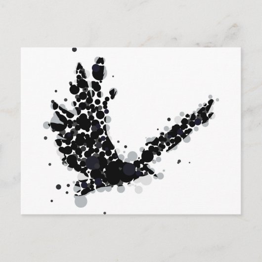 カラス ポストカード (正面)