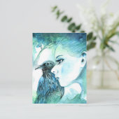 カラス ポストカード (スタンド正面)