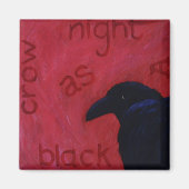 カラス マグネット (正面)