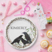 カラス・ラブ・バード ペーパープレート (パーティー)