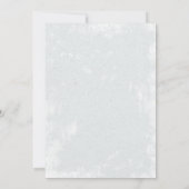 カラス、森、三日月結婚の 招待状 (裏面)