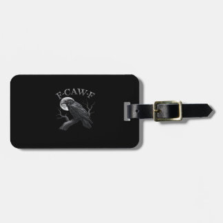 カラス 楽しい F-Caw-F 月 ラゲッジタグ