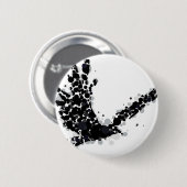 カラス 缶バッジ (正面&裏面)