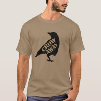 カラス+鳥+環境+自然 Tシャツ