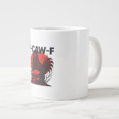 カラス F-Caw-F おもしろ ゴシック ユーモア ジャンボコーヒーマグカップ (正面右)