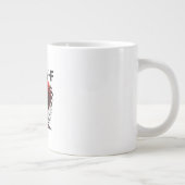 カラス F-Caw-F おもしろ ゴシック ユーモア ジャンボコーヒーマグカップ (右)