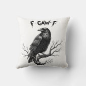 カラス - F-Caw-F クッション (裏面)