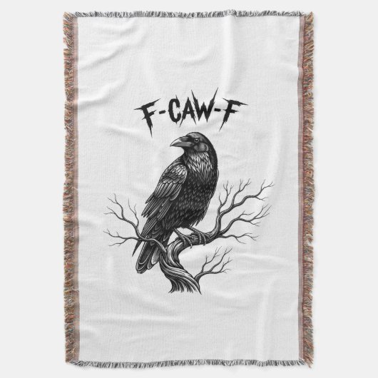 カラス - F-Caw-F スローブランケット (正面縦)