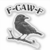 カラス F-CAW-F ハロウィン シール (正面)