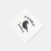 カラス F-CAW-F ハロウィン スタンダードカクテルナプキン (角)