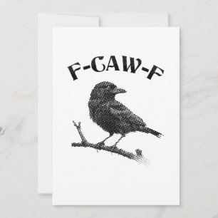 カラス F-CAW-F ハロウィン 招待状