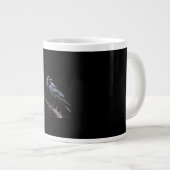 カラス、F-Caw-F 面白い鳥の面白い引用 ジャンボコーヒーマグカップ (正面右)