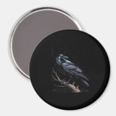 カラス、F-Caw-F 面白い鳥の面白い引用 マグネット (正面/裏面)