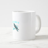 カラス F-Caw-F 面白い鳥 レトロ ジャンボコーヒーマグカップ (正面右)