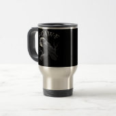 カラス F-Caw-F 面白い鳥 月 レトロ クラシック トラベルマグ (正面左)