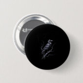 カラス F-Caw-F 鳥 おもしろ 面白い ネタ 缶バッジ (正面&裏面)