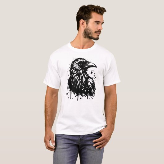 カラス Tシャツ (正面フル)