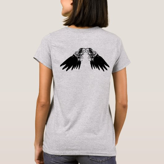 カラス Tシャツ (裏面)