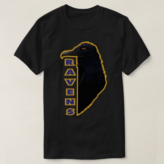 カラス Tシャツ (デザイン正面)