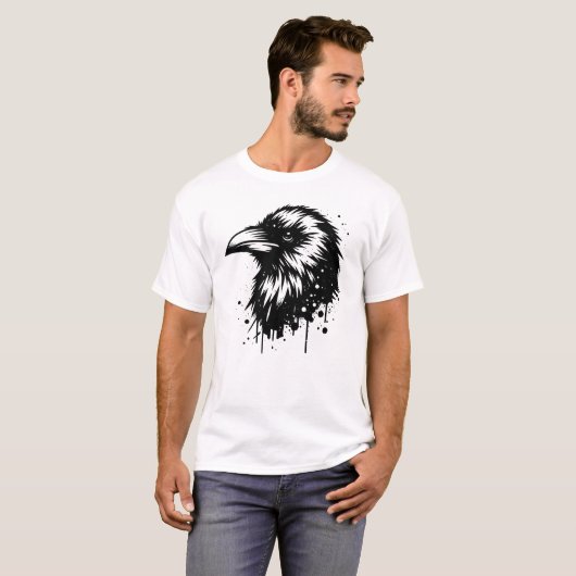 カラス Tシャツ (正面フル)